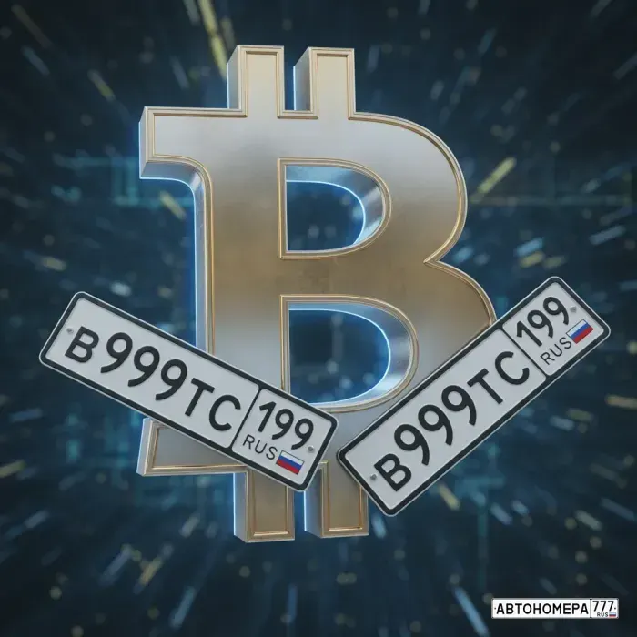 Номер В999ТС199 на автомобиле