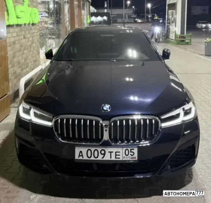 Номер А009ТЕ05 на автомобиле
