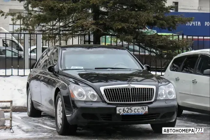 Номер С625СС97 на автомобиле