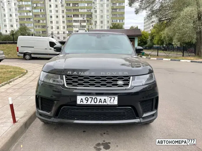 Номер А970АА77 на автомобиле