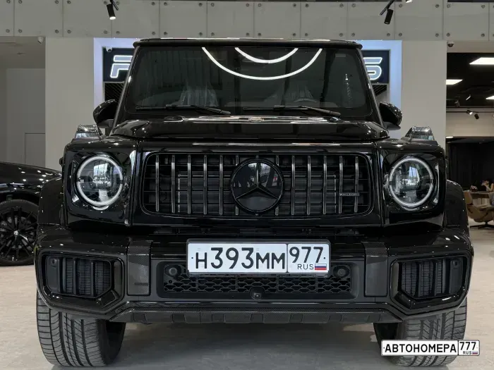 Номер Н393ММ977 на автомобиле