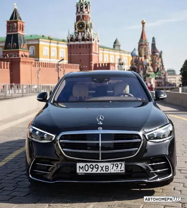 Номер М099ХВ797 на автомобиле