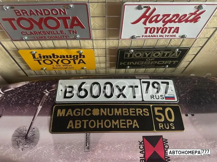 Номер В600ХТ797 на автомобиле