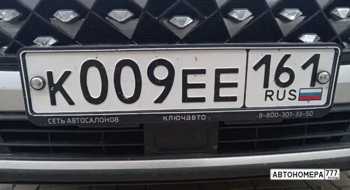 Номер К009ЕЕ161 на автомобиле