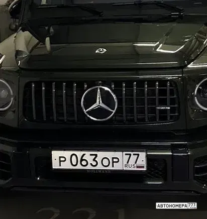 Номер Р063ОР77 на автомобиле