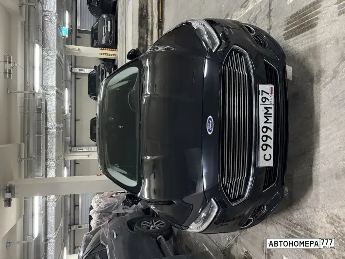 Номер С999ММ97 на автомобиле