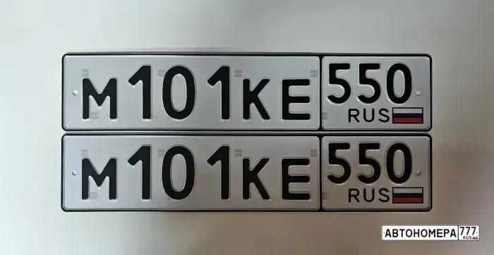 Номер М101КЕ550 на автомобиле