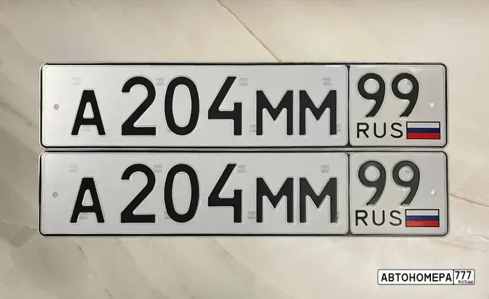 Номер А204ММ99 на автомобиле