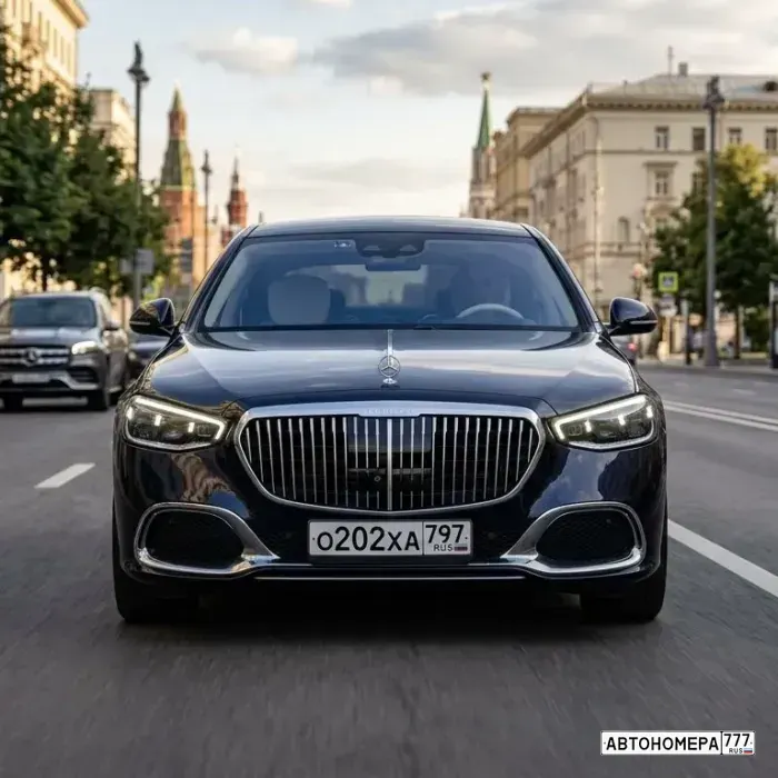 Номер О202ХА797 на автомобиле