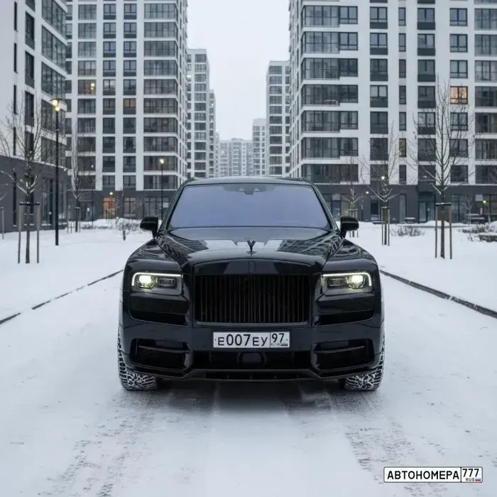 Номер Е007ЕУ97 на автомобиле