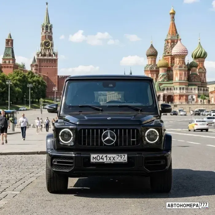 Номер М041ХХ797 на автомобиле